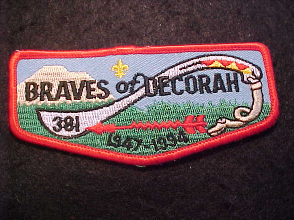 381 F4 BRAVES OF DECORAH, 1947-1994
