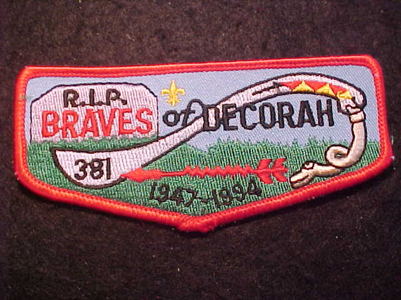 381 F5 BRAVES OF DECORAH, 