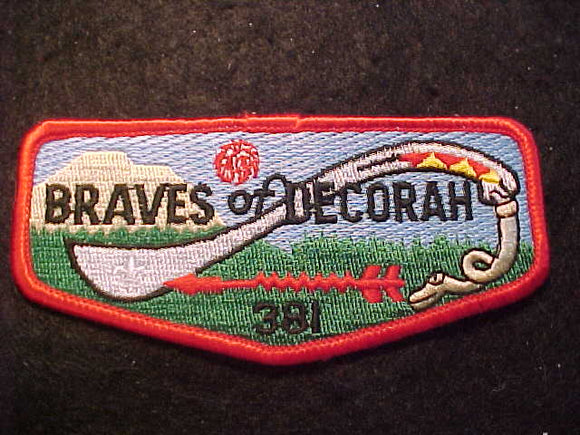 381 S13 BRAVES OF DECORAH, OA MGM INDIAN LOGO