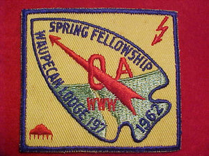 197 EX1962 WAUPECAN, 1962 SPRING FELLOWSHIP