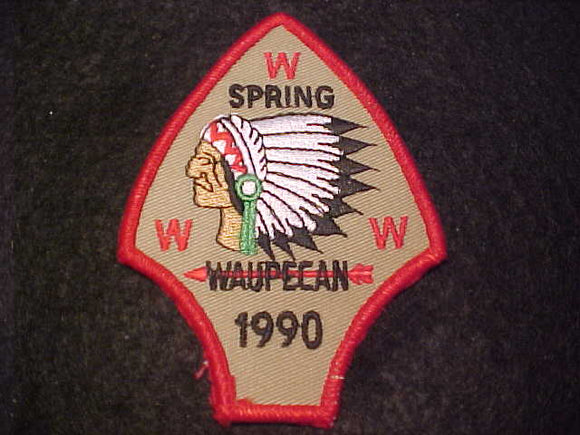 197 EX1990-1 WAUPECAN, SPRING 1990