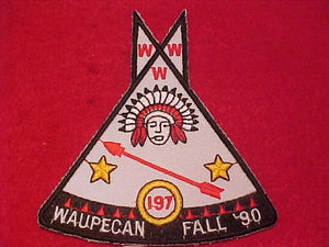 197 EX1990-2 WAUPECAN, FALL 1990