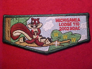 110 S28, MICHIGAMEA, 2002 NOAC