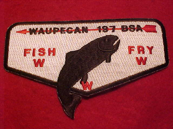 197 S41 WAUPECAN, FISH FRY, WHITE BKGR.