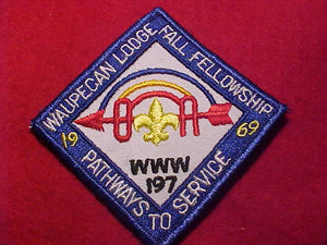 197 EX1969 WAUPECAN, 1969 FALL FELLOWSHIP