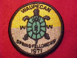 197 ER1971-1 WAUPECAN, 1971 SPRING FELLOWSHIP