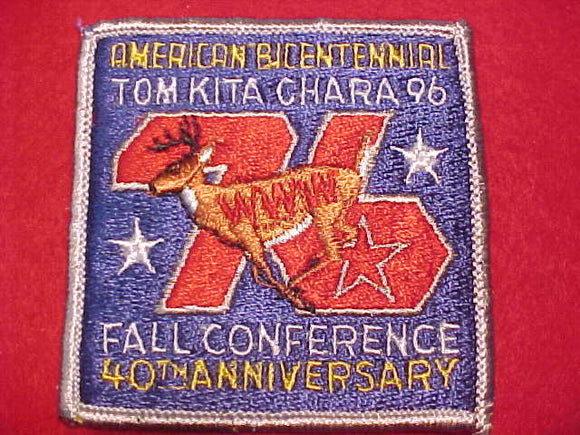 96 EX1976-2 TOM KITA CHARA, 1976 FALL CONFERENCE, 40TH ANNIV.