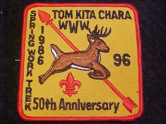 96 EX1986-1 TOM KITA CHARA, 1986 SPRING WORK TREK, 50TH ANNIV.