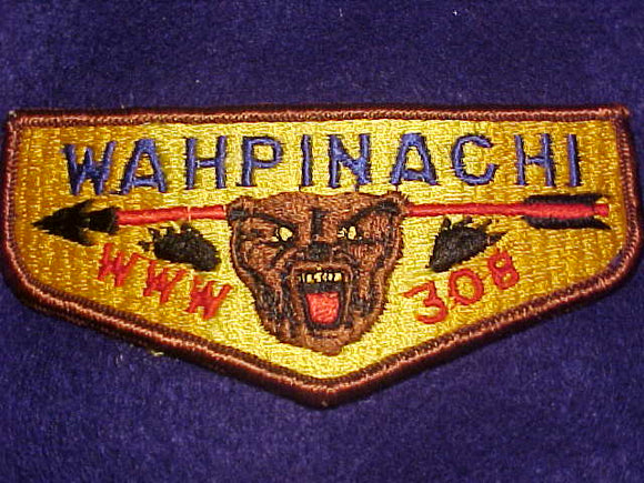 308 S3B WAHPINACHI, MERGED 1973