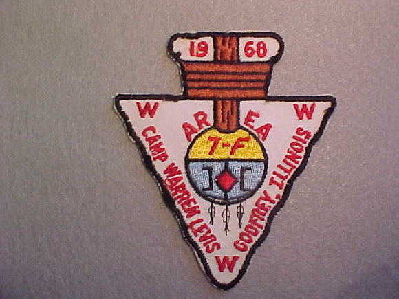 1968 AREA 7-F CONCLAVE, CAMP WARREN LEVIS,GODFREY,IL