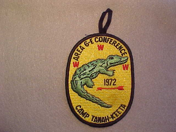 1972 AREA 6-E CONFERENCE,CAMP TANAH-KEETA