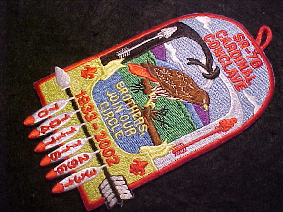 2002 SECTION SR7B PATCH, CARDINAL CONCLAVE