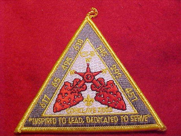 2003 SECTION C5B CONCLAVE PATCH, YELLOW BDR.