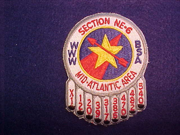 SECTION NE-6 PATCH,MID ATLANTIC AREA