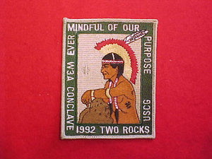 1992 SECTION W3A CONCLAVE PATCH