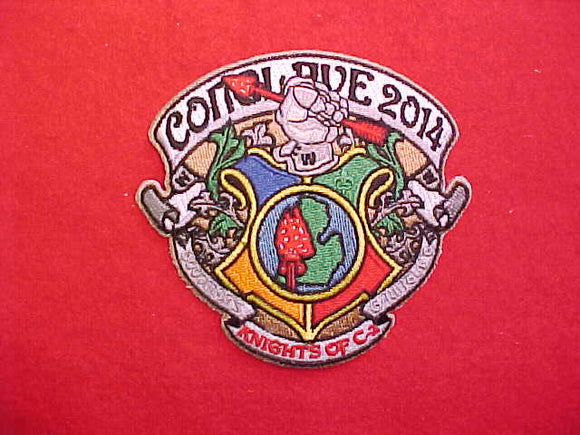 2014 SECTION C2 CONCLAVE POCKET PATCH, MICHIGAN MAP IN CENTER