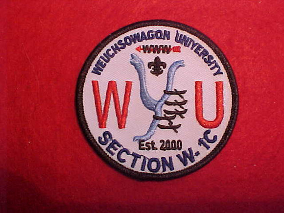SECTION W-1C WEUCHSOWAGON UNIVERSITY, 2000