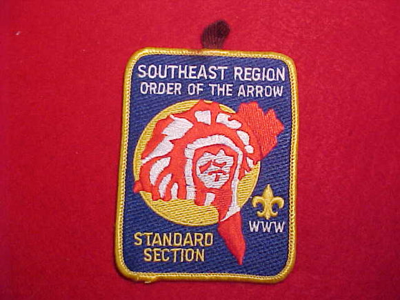 SOUTHEAST REGION STANDARD SECTION PATCH, CLOTH BUTTON LOOP