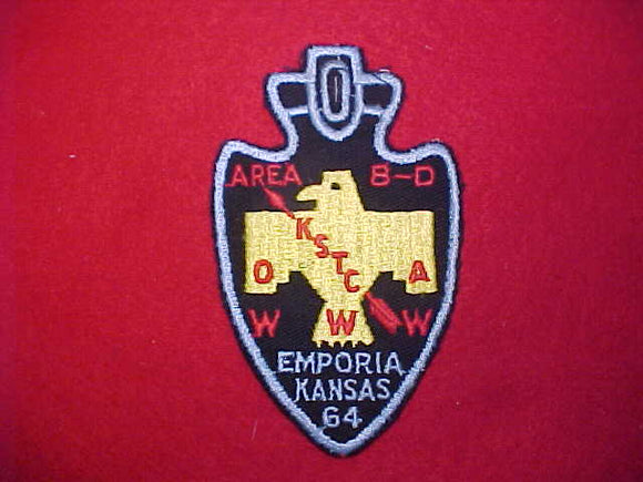 1964 AREA 8D, EMPORIA KANSAS, RARE