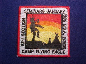 1986 SE1 SECTION SEMINARS, CAMP FLYING EAGLE