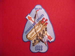 2003 SR6S CONCLAVE, CAMP THUNDER, HOST LODGE 324 INI-TO