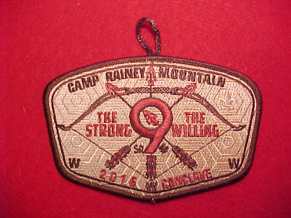 2016 SR9 CONCLAVE WITH BUTTON LOOP, CAMP RAINEY MOUNTAIN