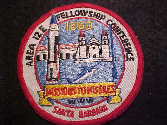 1960 AREA 12E FELLOWSHIP CONFERENCE (CONCLAVE), HOST LODGE 90