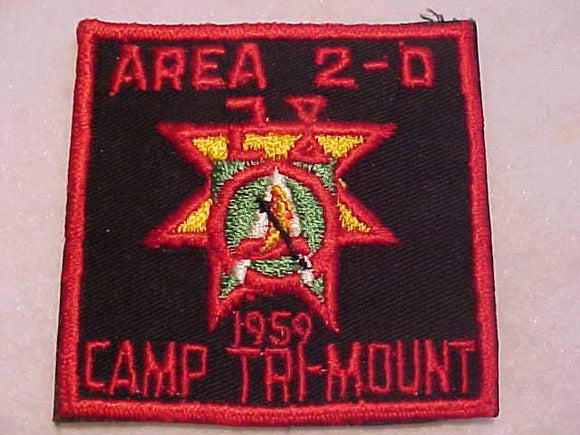 1960 PATCH, AREA 2D CONCLAVE, CAMP TRI-MOUNT