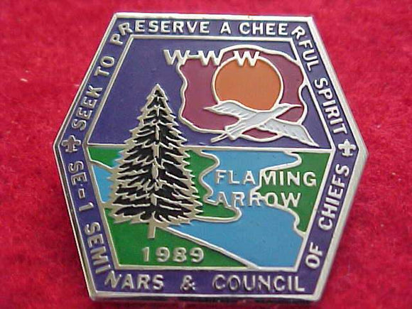 1989 PIN, SECTION SE-1, SEMINARS & COUNCIL OF CHIEFS