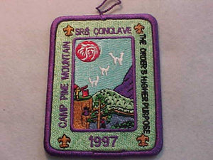 1997 PATCH, SECTION SR8 CONCLAVE, CAMP PINE MOUNTAIN