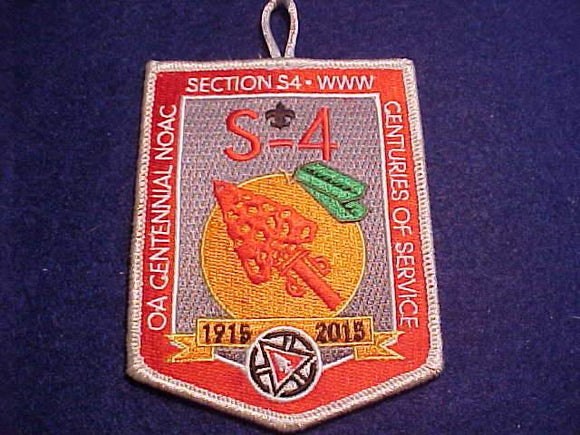 2015 PATCH, SECTION S4 NOAC, SOUTHERN REGION SECTION 4