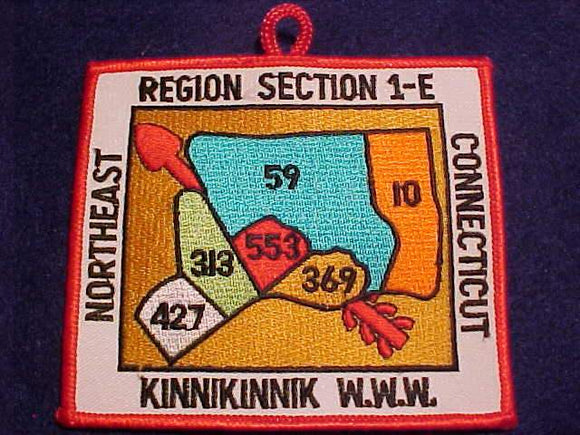 NE1E SECTION PATCH, NORTHEAST CONNECTICUT, KINNIKINNIK, NO DATE