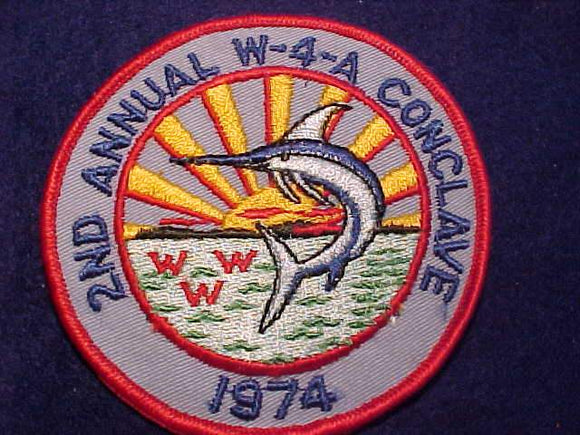 1974 W4A SECTION CONCLAVE PATCH
