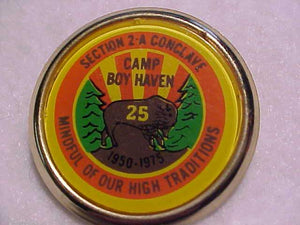1975 NE2A SECTION CONCLAVE PIN, CAMP BOYHAVEN