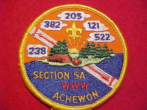 1975 EC5A SECTION CONCLAVE PATCH, USED FROM 1975-1979