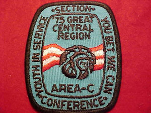 1975 NC3C SECTION CONFERENCE PATCH