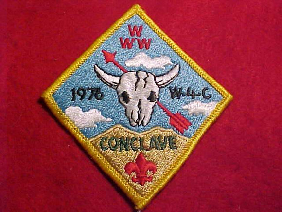 1976 W4C SECTION CONCLAVE PATCH
