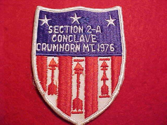 1976 NE2A SECTION CONCLAVE PATCH, CRUMHORN MOUNTAIN