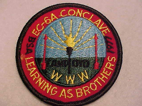 1977 EC6A SECTION CONCLAVE PATCH, CAMP OYO