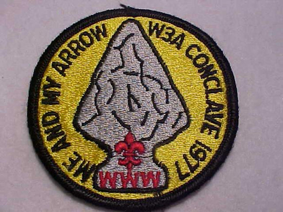 1977 W3A SECTION CONCLAVE PATCH