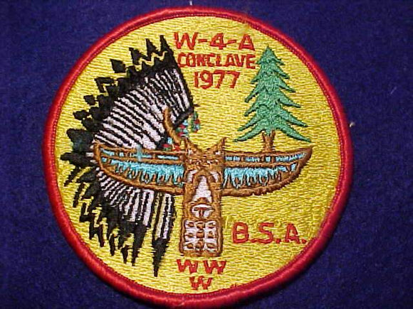 1977 W4A SECTION CONCLAVE PATCH