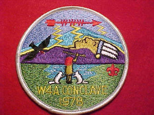 1978 W4A SECTION CONCLAVE PATCH