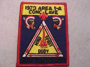 1979 NE1A SECTION CONCLAVE PATCH, CAMP WANOCKSETT
