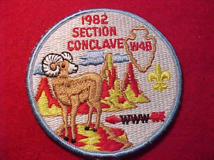 1982 W4B SECTION CONCLAVE PATCH