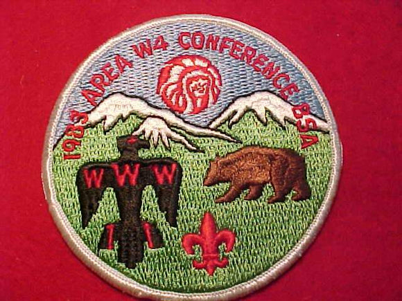 1983 W4 SECTION CONFERENCE PATCH