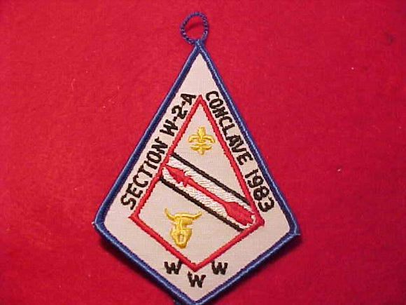 1983 W2ASECTION CONCLAVE PATCH