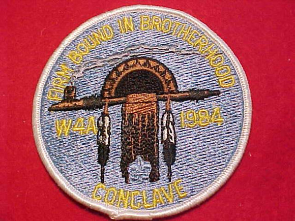 1984 W4A SECTION CONCLAVE PATCH
