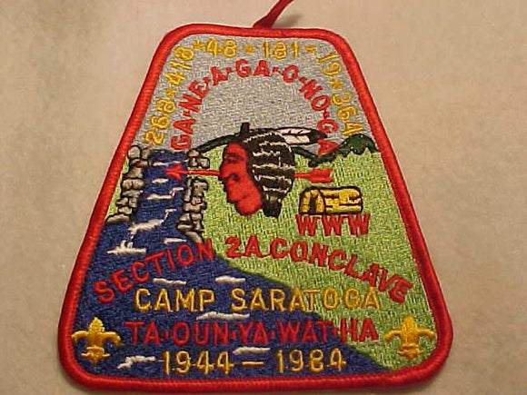 1984 NE2A SECTION CONCLAVE PATCH, CAMP SARATOGA