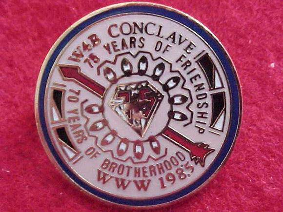 1985 W4B SECTION CONCLAVE PIN