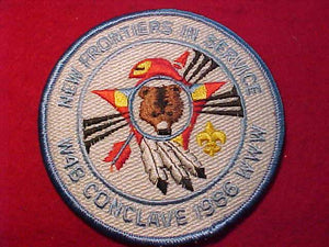 1986 W4B SECTION CONCLAVE PATCH